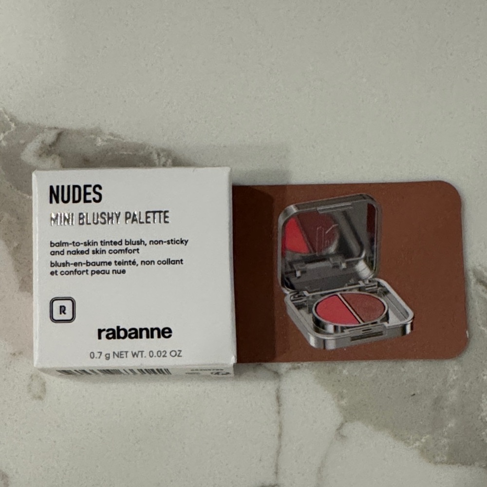 🌸5/$25🌸 Paco Rabanne nudes mini blushy palette